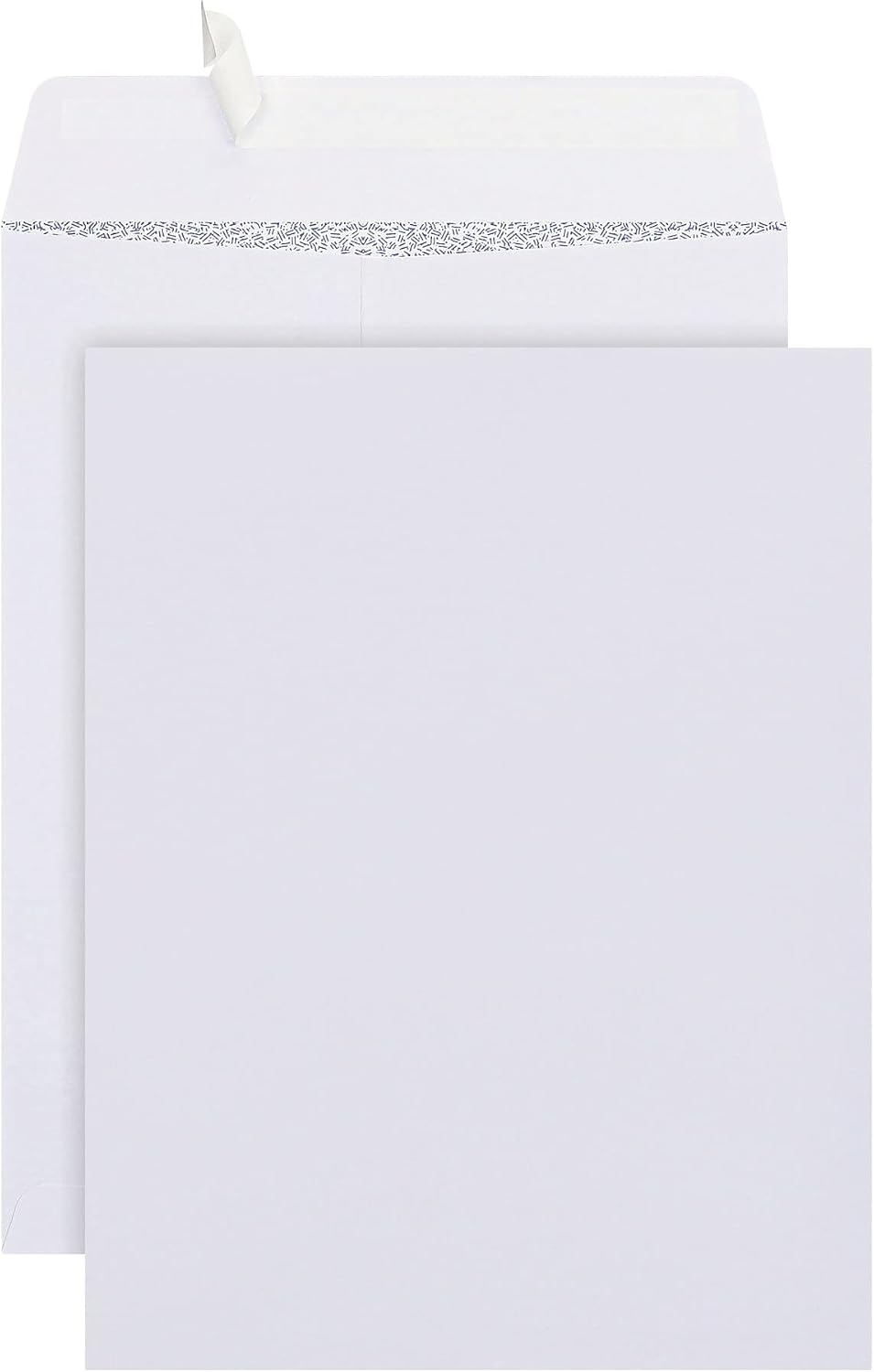 Office Depot Clean Seal(TM) Catalog Envelopes, 9in. x 12in., White With Security Tint