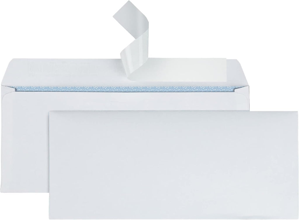 Office Depot Clean Seal(TM) Security Envelopes, #10 (4 1/8in. x 9 1/2in.), White