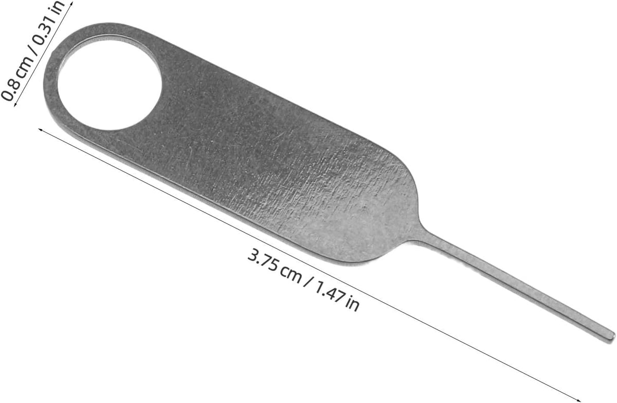 20pcs Phone Sim Card Removal Tool Eject Pin with Keyring