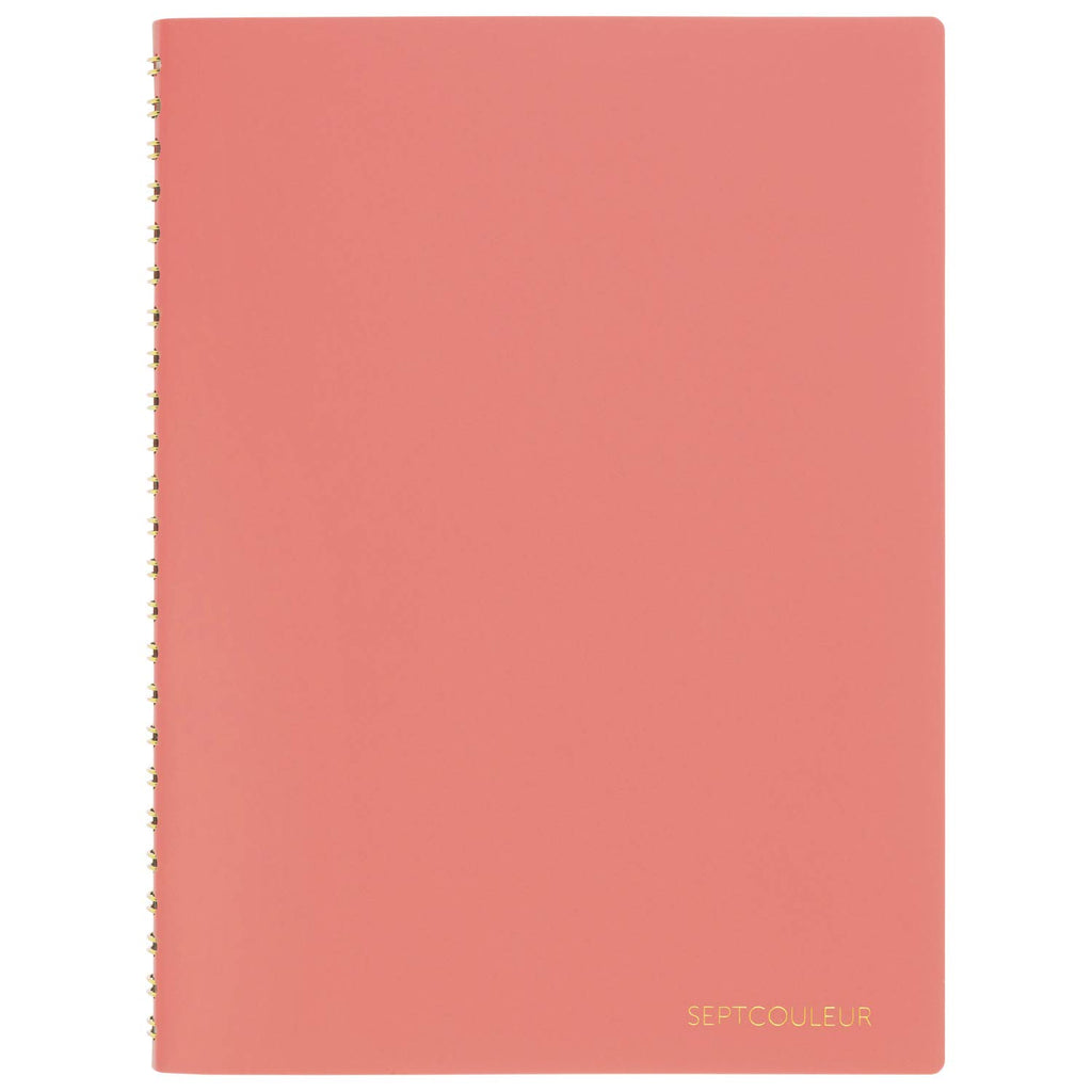 Maruman Septcouleur Spiral Notebook, 200 Pages, A5 3mm Grid, Blue