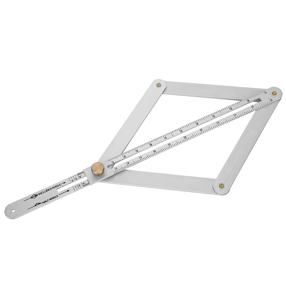 Corner Angle Finder, 4?Fold Multifunctional Angle Measuring Ruler