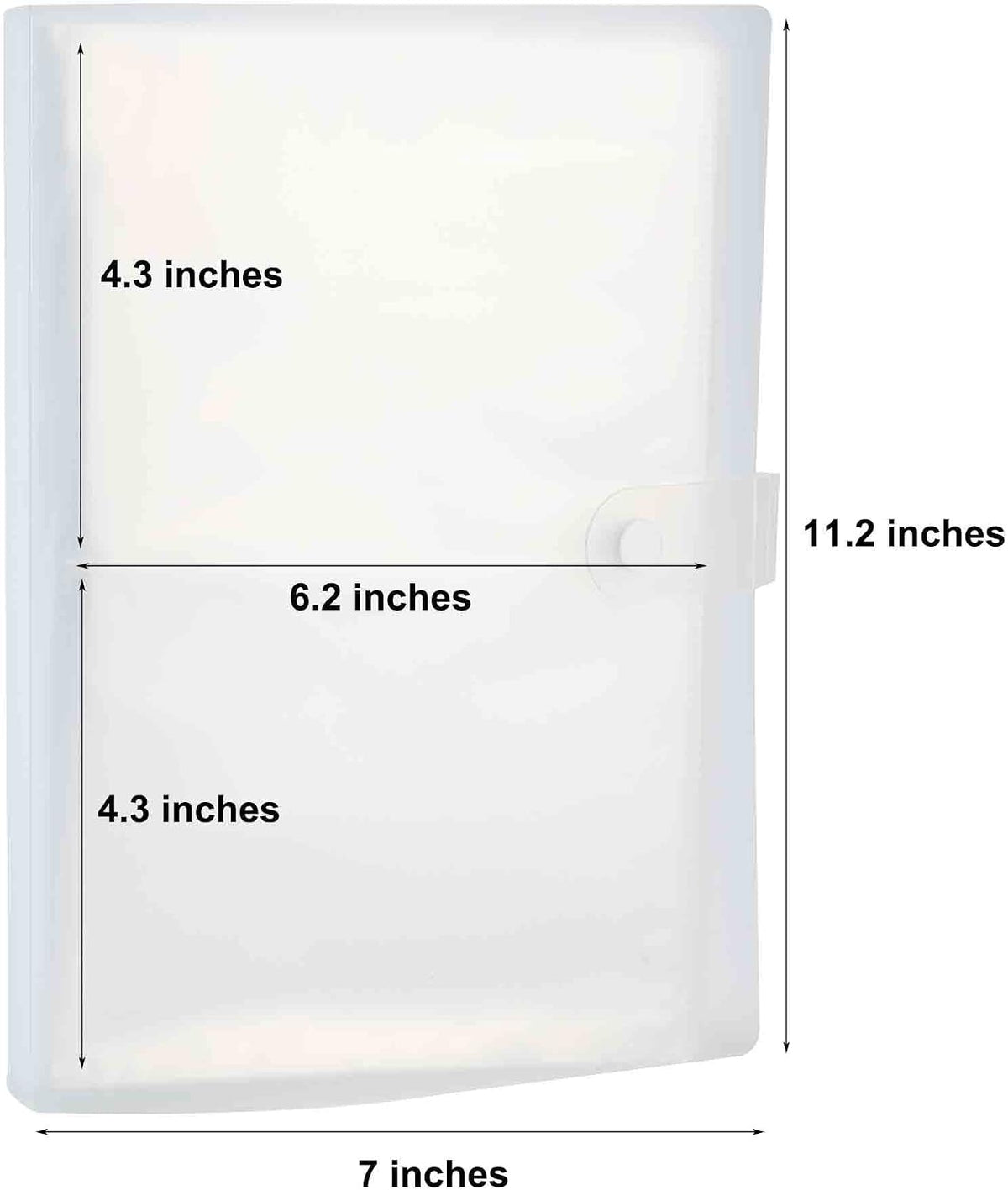 4x6 Index Cards Clear Plastic Holder Organizer Pouches Book Binder 40 Page Hold 160 Cards