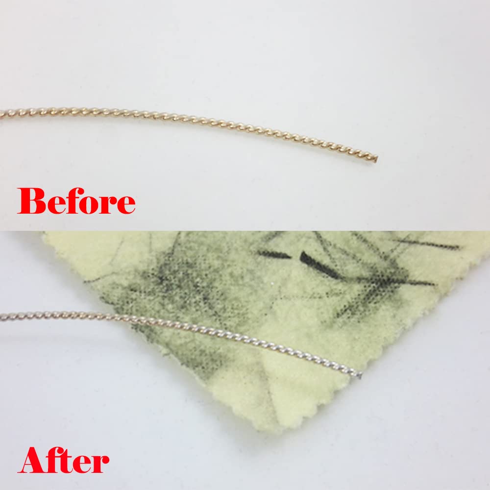 Sunshine 3 Polishing Cloths Jewelry Cleaner Tube Silver Brass Gold Copper