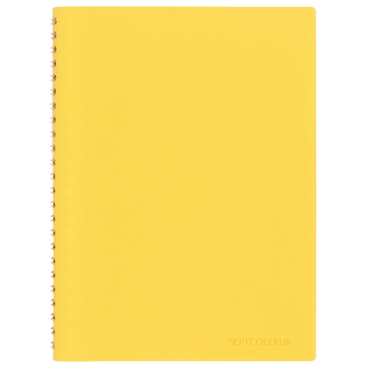 Maruman Septcouleur Spiral Notebook, 200 Pages, A5 3mm Grid, Blue