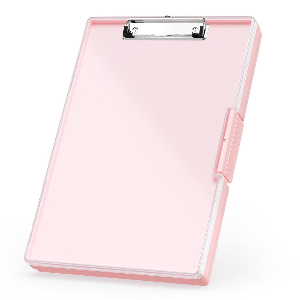 Rimilak Clipboard with Storage,8.5x11 2 Compartment Clip Board, Dark Green
