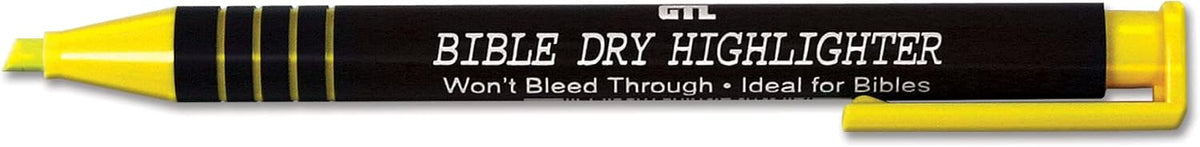 G.T. Luscombe Bible Dry Refill, Colorful Highlighter, No Bleed Through, Study, Journaling