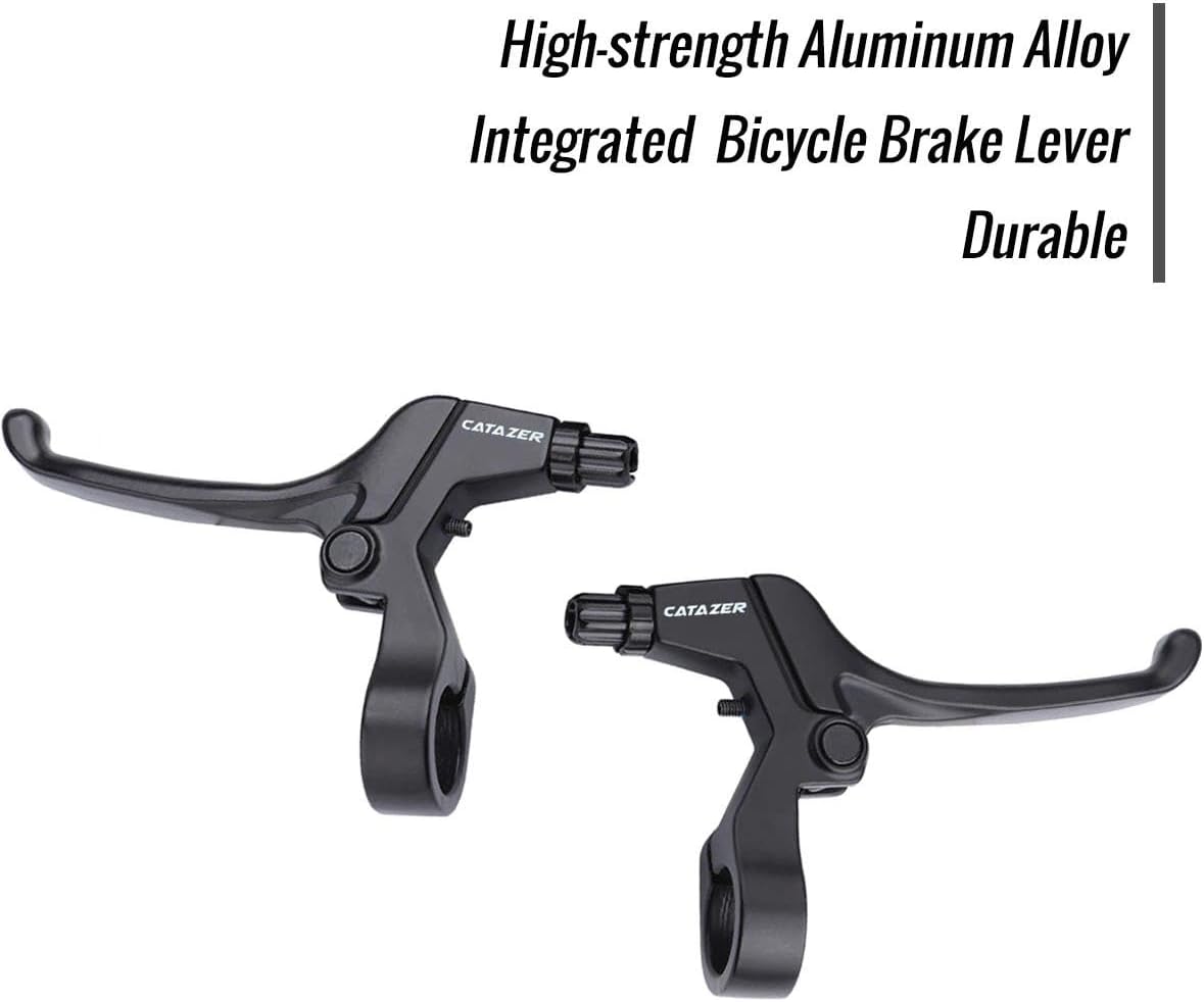 4-Fingers Bicycle Brake Levers for 22.2mm Handlebars, 1 Pair