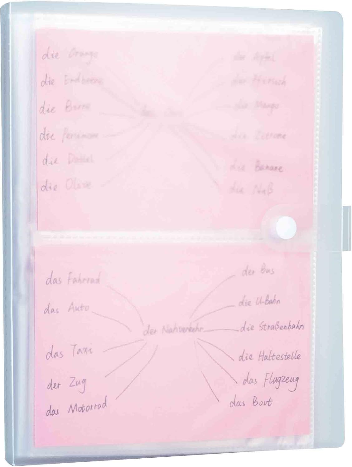 4x6 Index Cards Clear Plastic Holder Organizer Pouches Book Binder 40 Page Hold 160 Cards