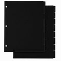 2 Set 8 Tab Brown Binder Dividers for 3 Ring Binder, Letter Size 8.5 x 11 Inch