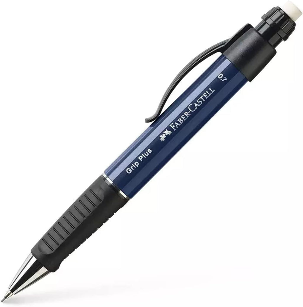 Faber-Castell Grip Plus Mechanical Pencil - 0.7mm - Blue Barrel + Super-Polymer 0.7mm HB