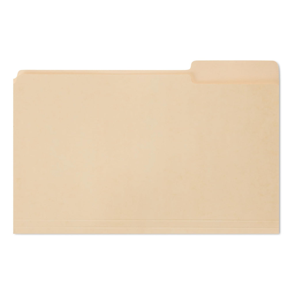Amazon Basics File Folders with Tabs for Filing, 1/3-Cut Tab, 8.5x11 inches, Letter Size