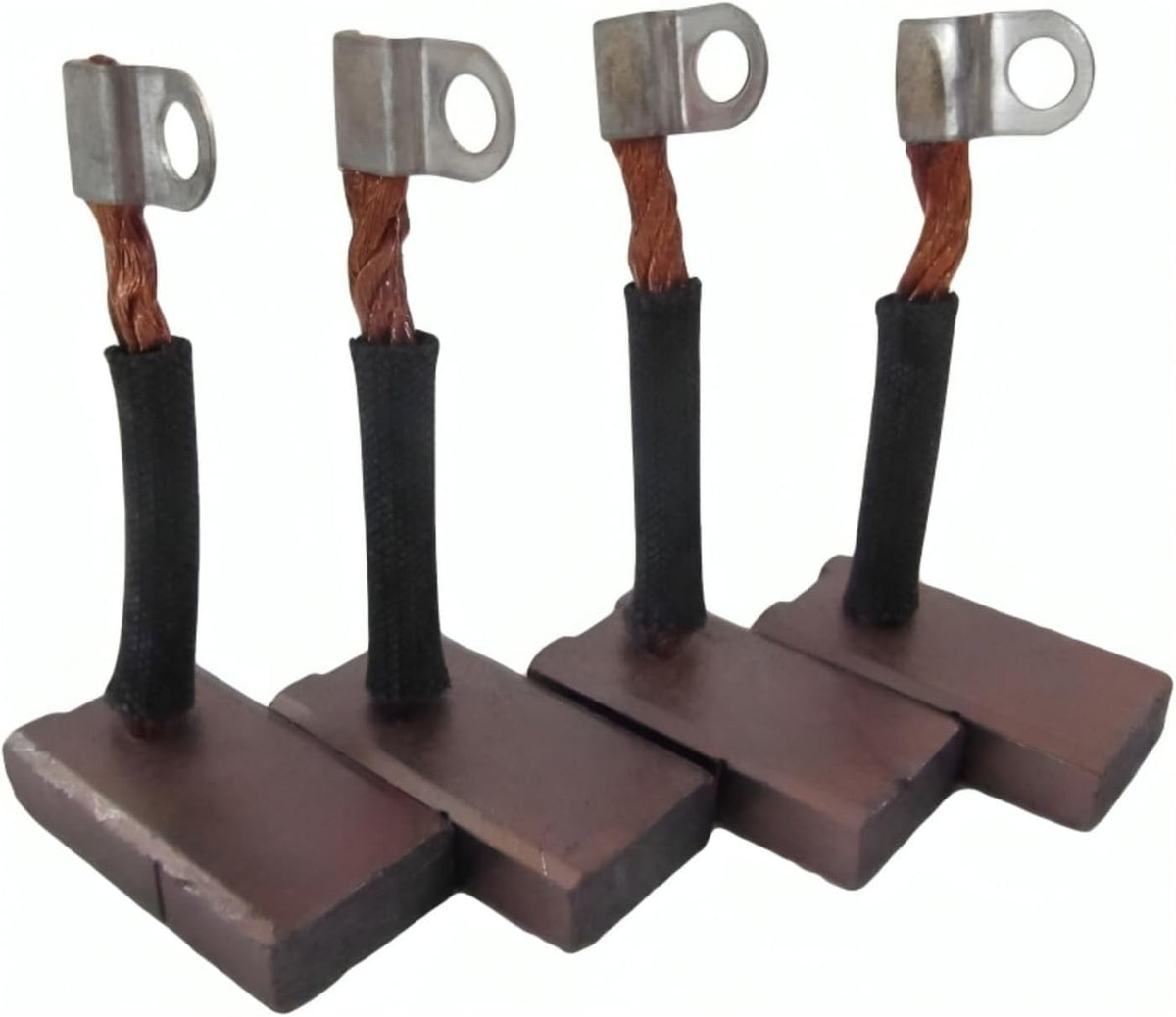 4PC Starter Generator Brush Set Compatible with Club Car, EZGO