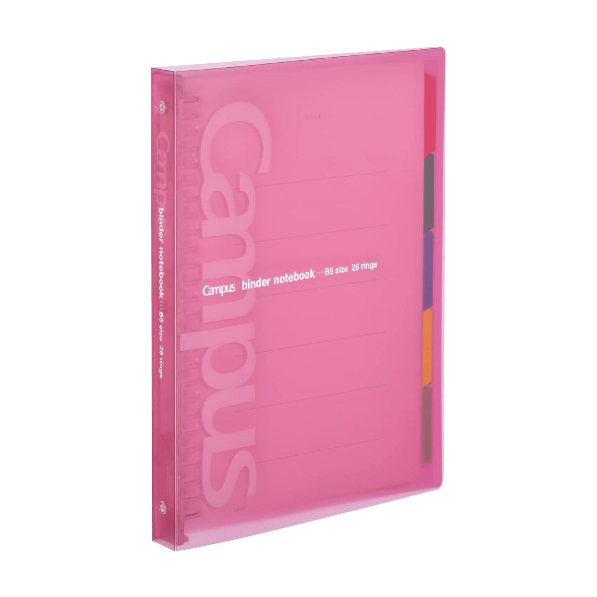 Kokuyo Campus Slide Binder with 5 Tab Dividers, Middle Type, B5, 26 Holes
