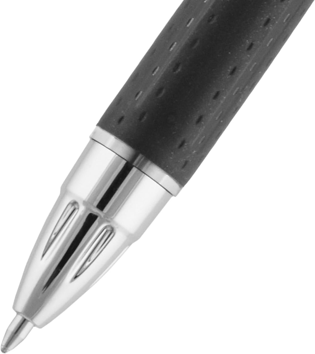 Uni-Ball Jetstream Rt Ball Point Pens Black - Writing Pens Bold Point (1.0mm) - 3 Ink