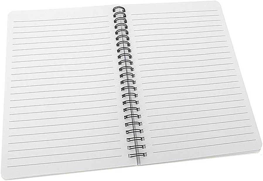 4 Pack A5 Spiral Notebook Journal,Wirebound Ruled Sketch Book Notepad Diary Memo Planner