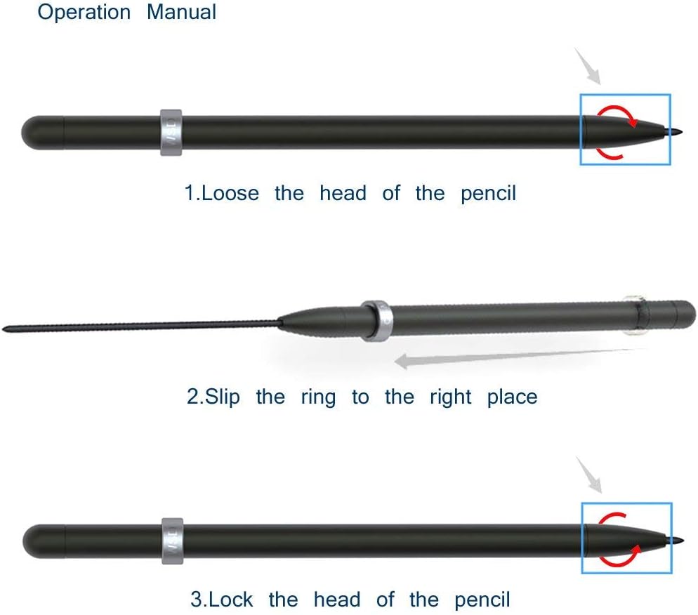 WSD Mechanical Pencils, Magnetic Control Pencil, CNC Machined