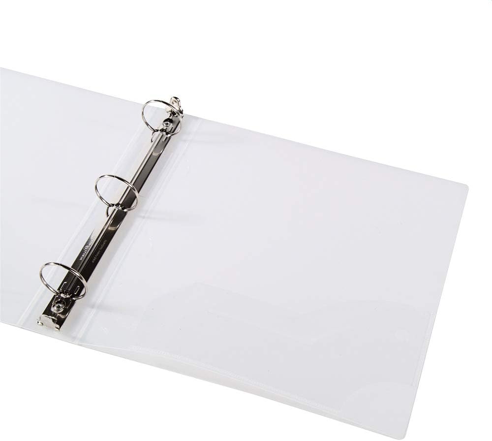 Filexec Products 1.5-Inch 3 Ring Binder, Pack of 2 (50298-64233), Clear
