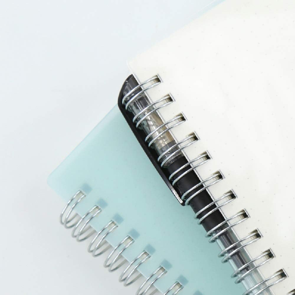 3 Pack A5 Spiral Graph Notebook with 120gsm Thick Paper