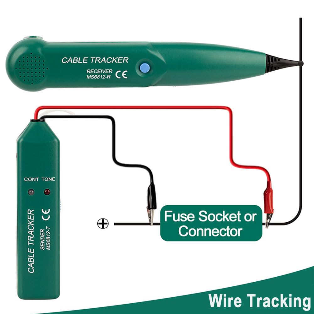 Telephone Phone Line Tester, Dead Circuit Tracer, Continuity Tester Open Finder for Diyer