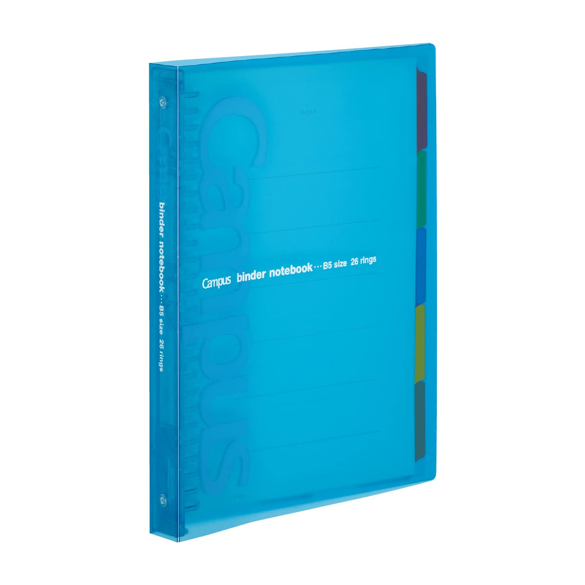Kokuyo Campus Slide Binder with 5 Tab Dividers, Middle Type, B5, 26 Holes