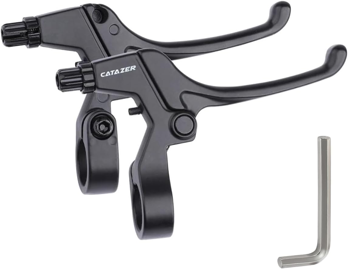 4-Fingers Bicycle Brake Levers for 22.2mm Handlebars, 1 Pair
