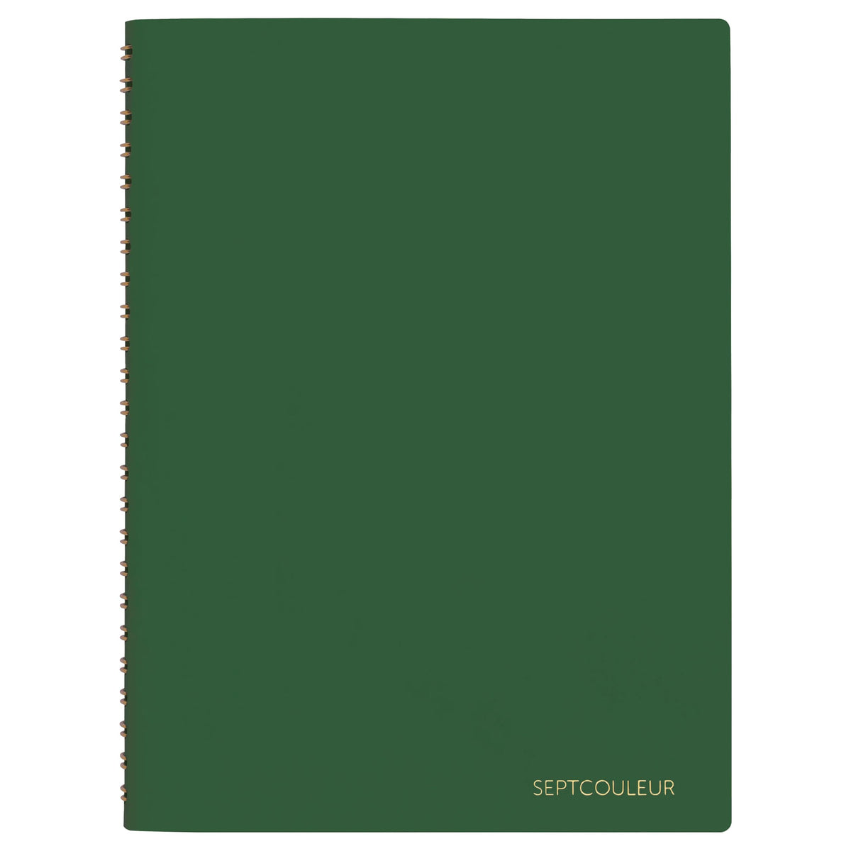 Maruman Septcouleur Spiral Notebook, 200 Pages, A5 3mm Grid, Blue