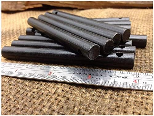 10 PCS Fire Starter Rod Magnesium Rod - Ferrocerium Flint Premium Lighter 8x0.8cm - Glow