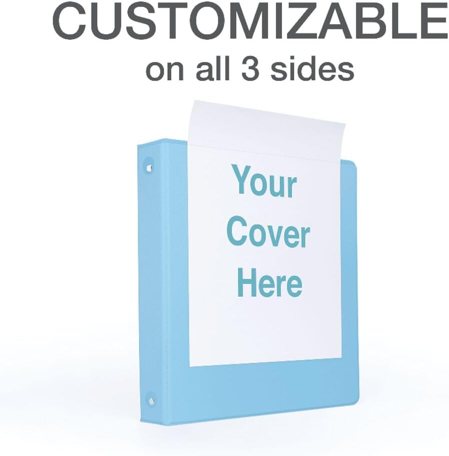 Cardinal 3 Ring Binders, Binders for School and Office, Durable 1.5 Inch, Round Rings