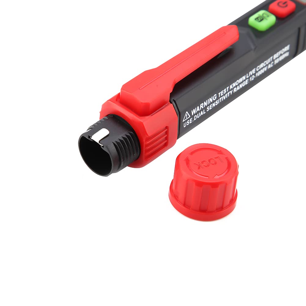 Fafeicy Non Contact Voltage Tester, AC 12V-1000V Dual Range Adjustable