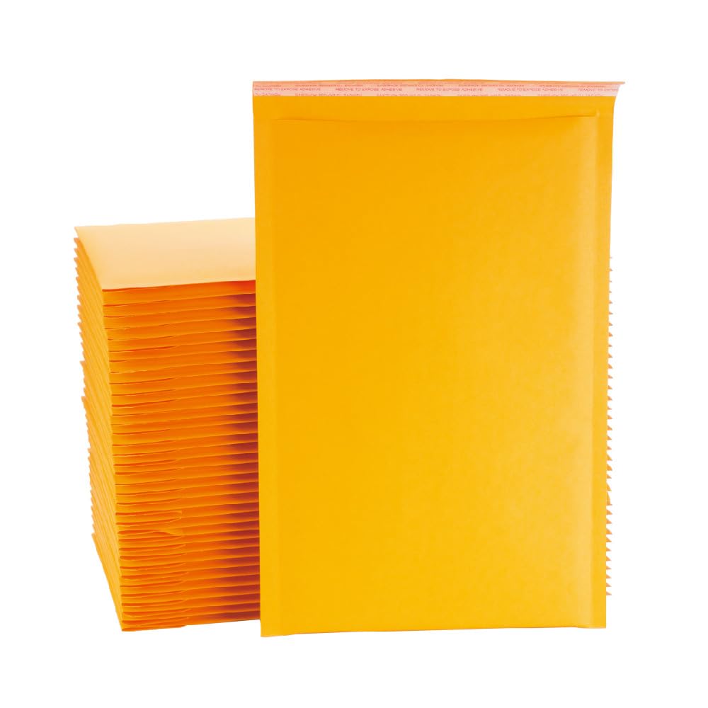 #0 7x9 Inch Poly Bubble Mailers, Padded Envelopes Bags with Peel and Seal for CD, Gift
