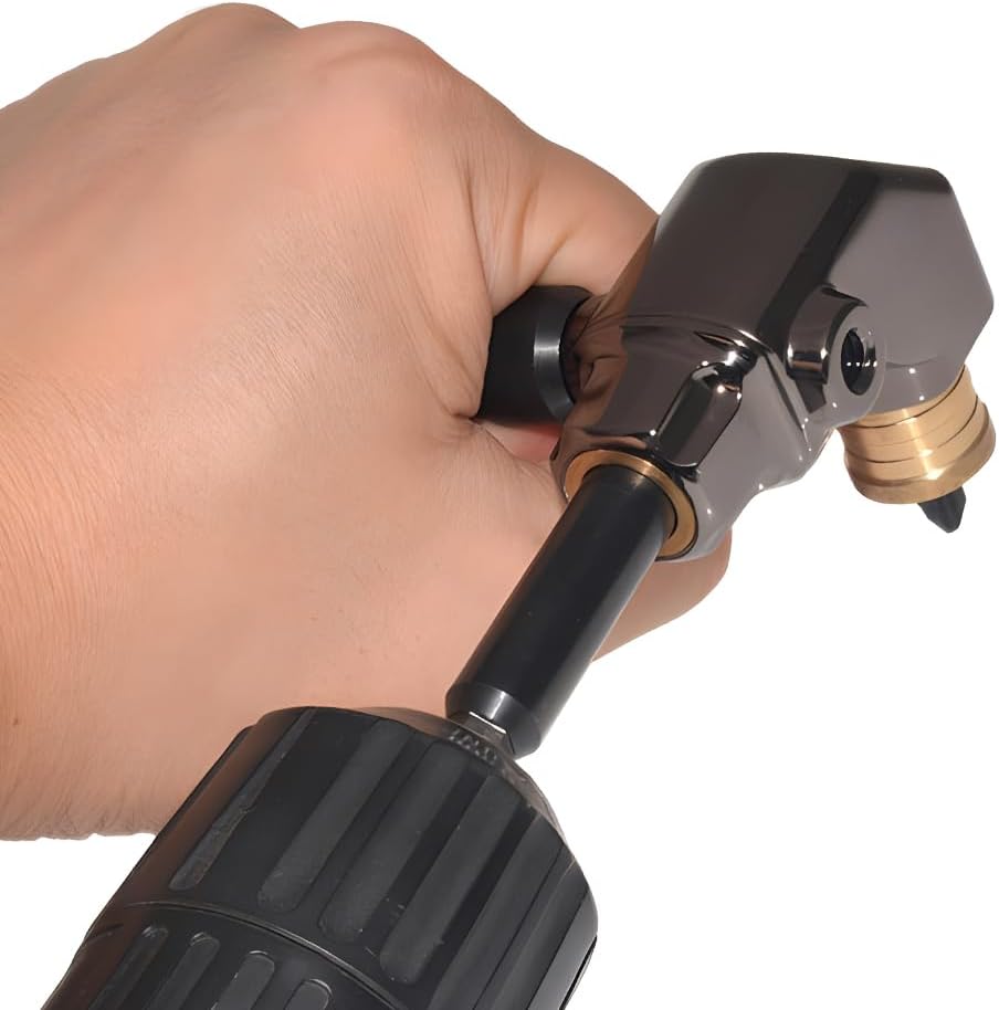90 Degree Right Angle Drill Adapter Quick Change Screwdriver Attachment
