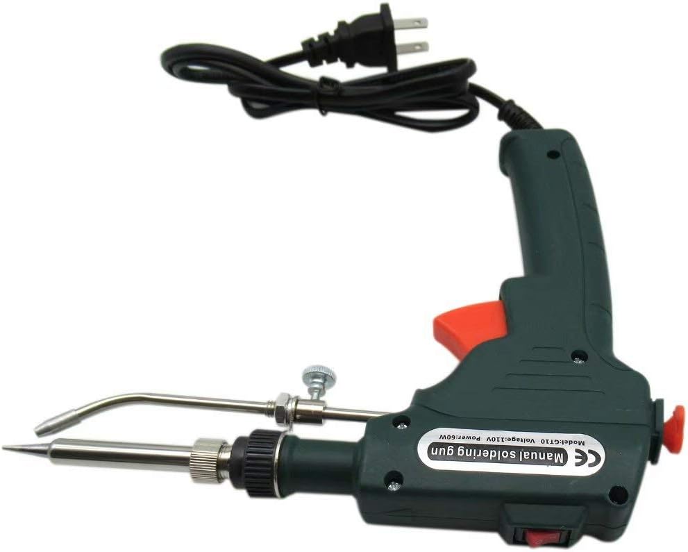 Upgrade Soldering Gun Automatic Hand held Solder Iron Kit Welding Tool, Desoldering Pump