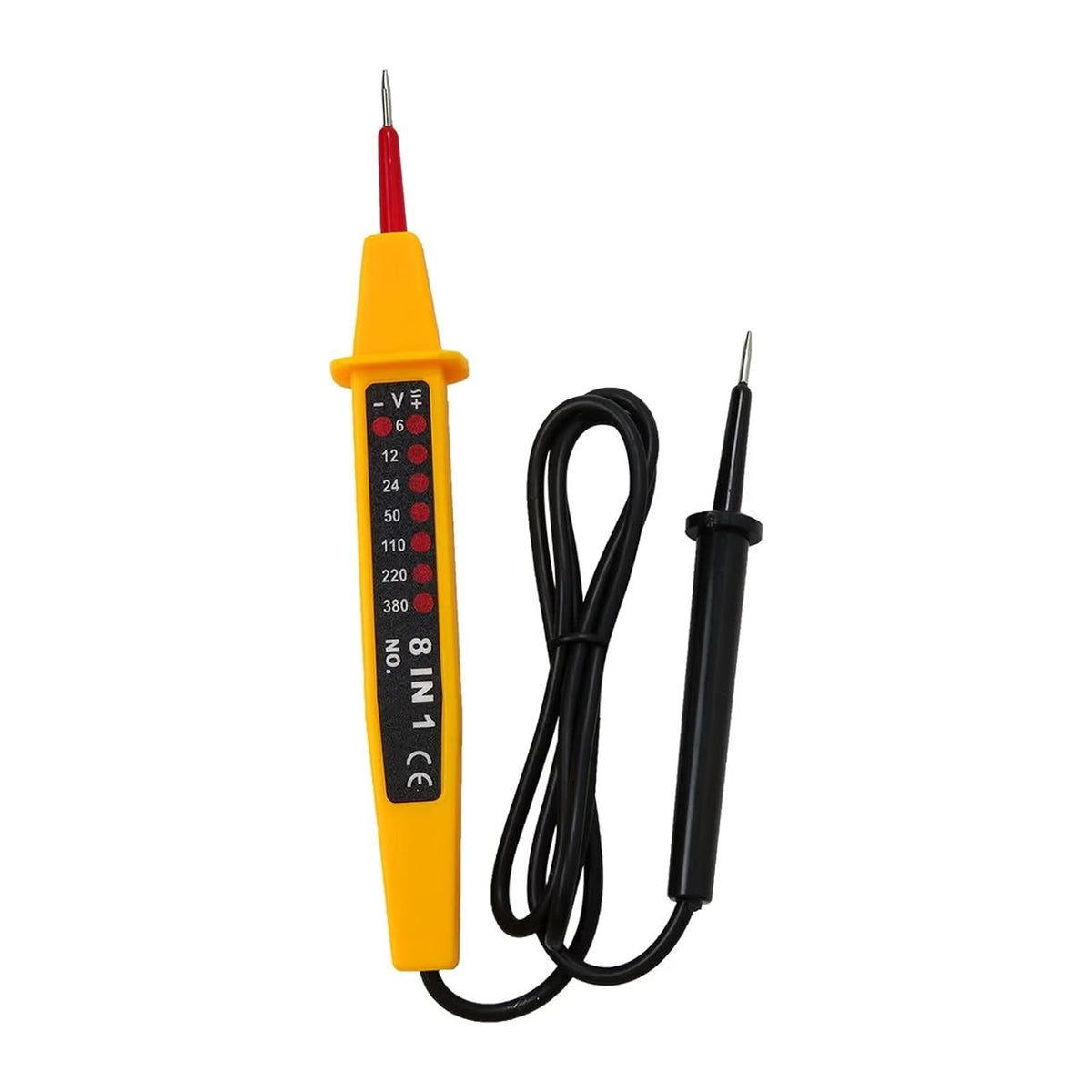 8 in 1 Electric AC/DC Voltage Detector Pen Circuit Tester with LED Lights