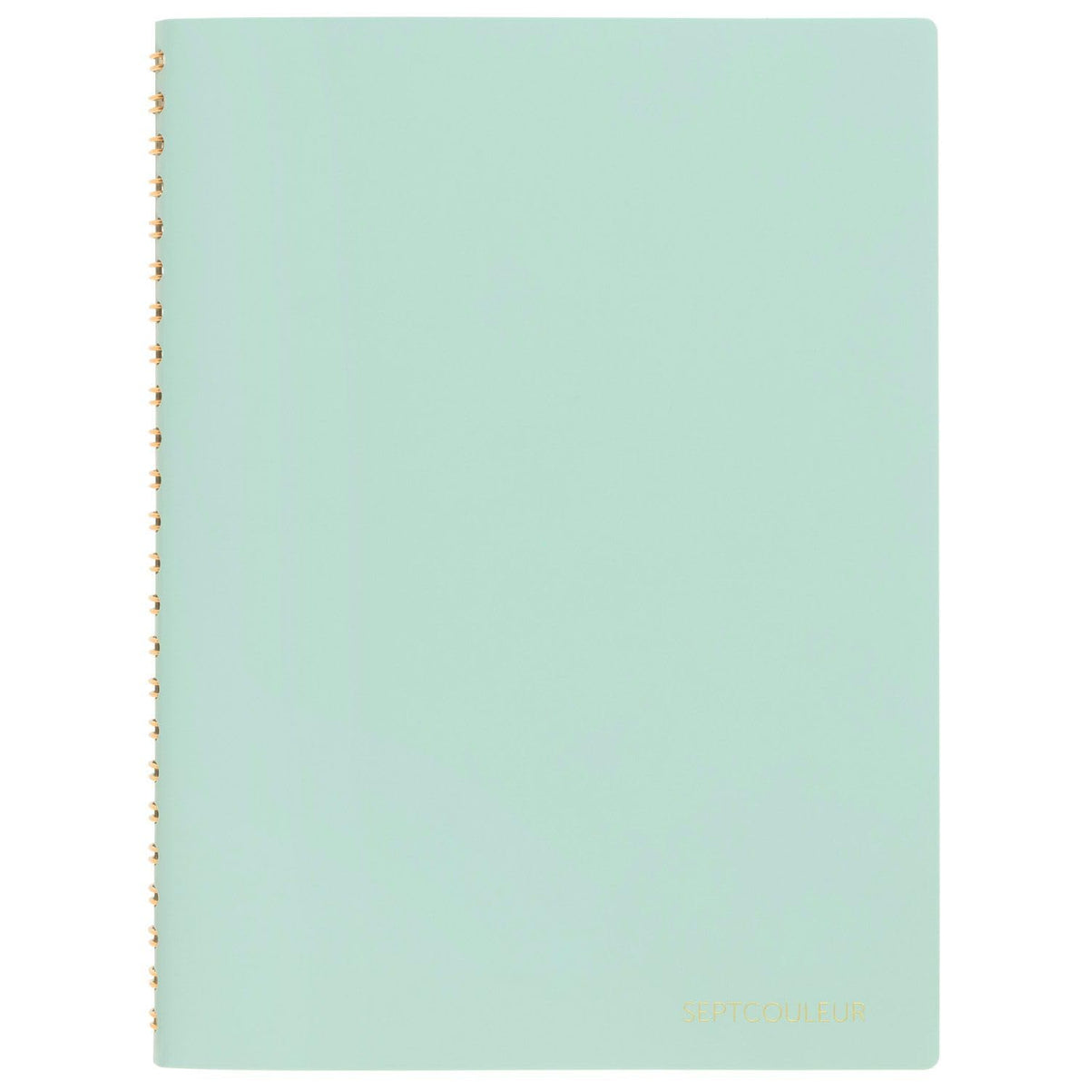 Maruman Septcouleur Spiral Notebook, 200 Pages, A5 3mm Grid, Blue