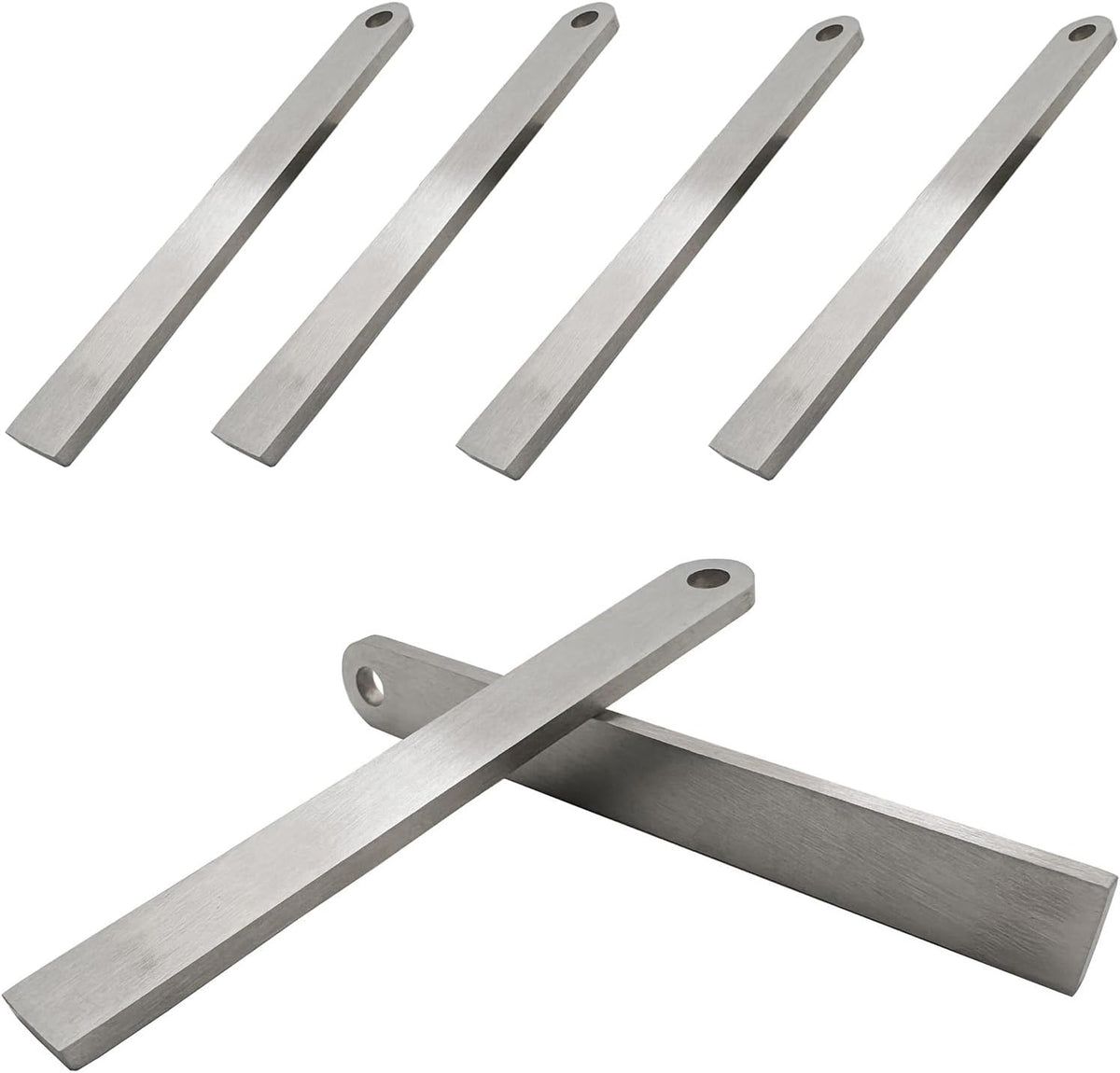 6PCS 3.94" Ferro Rod Striker Scraper Stainless Steel Light Fire Striker for Ferro Rod