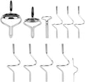 Fishing Rod Guides Repair Kit, 11PCS Stainless Steel Fly Fishing Rod Tips