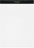 Sugar Paper Legal Pad, 50 Lined Pages, Office Supplies, 8.5" x 11.75", Black Legal Pad