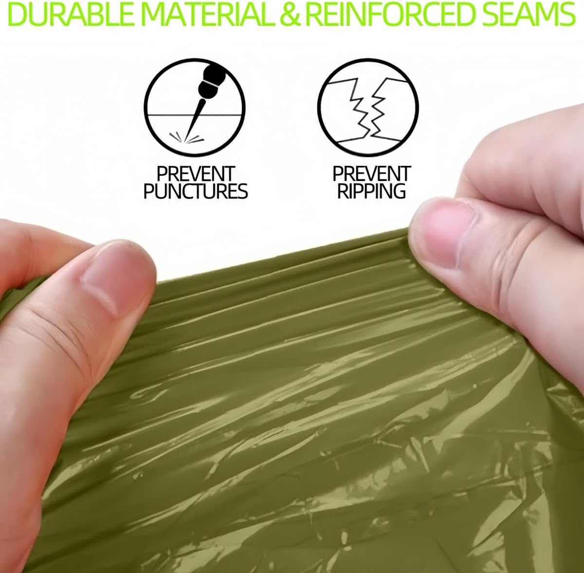 Emergency Poncho with Mylar Blanket Liner for Survival Gear, Waterproof