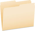 Pendaflex File Folders, Letter Size, Manila, 1/2 Cut, 100/BX (752 1/2), Letter