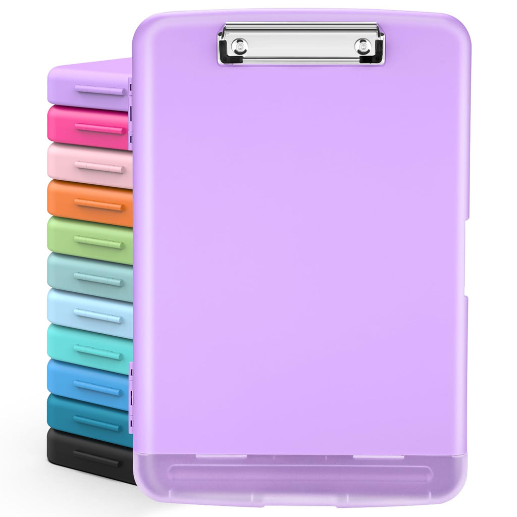 Sooez Clipboards with Storage, High Capacity Clip Boards 8.5x11 with Storage