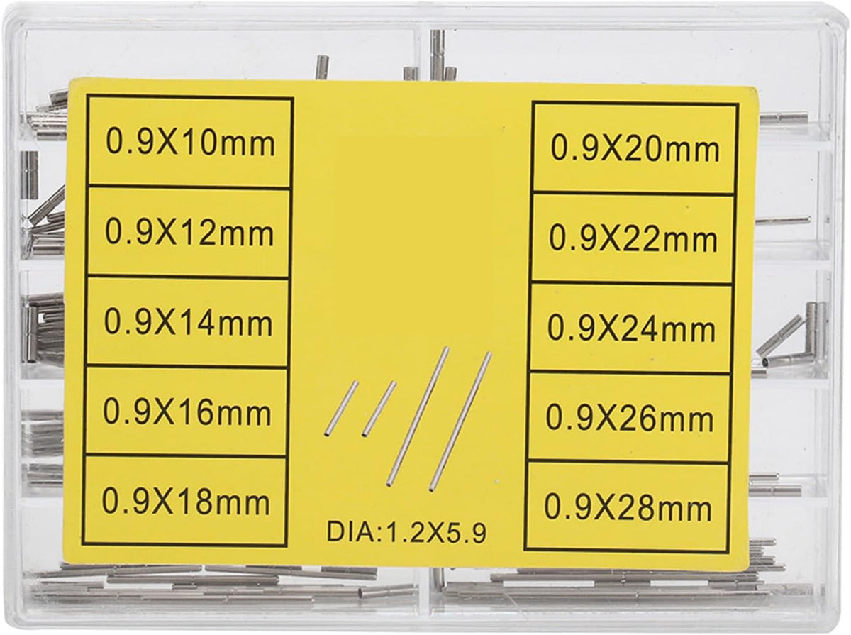 10 Types Watch Strap Watchband Tubes Pins Watch Repairing Tool Replacement Accessory