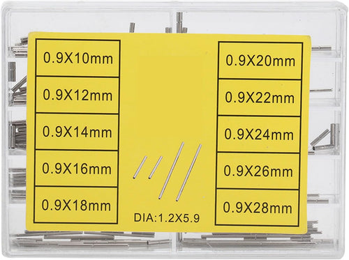 10 Types Watch Strap Watchband Tubes Pins Watch Repairing Tool Replacement Accessory