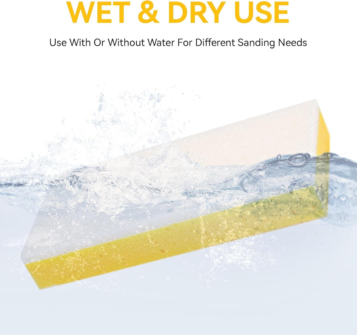 4 Pack 9" Double Drywall Wet Sanding Sponge