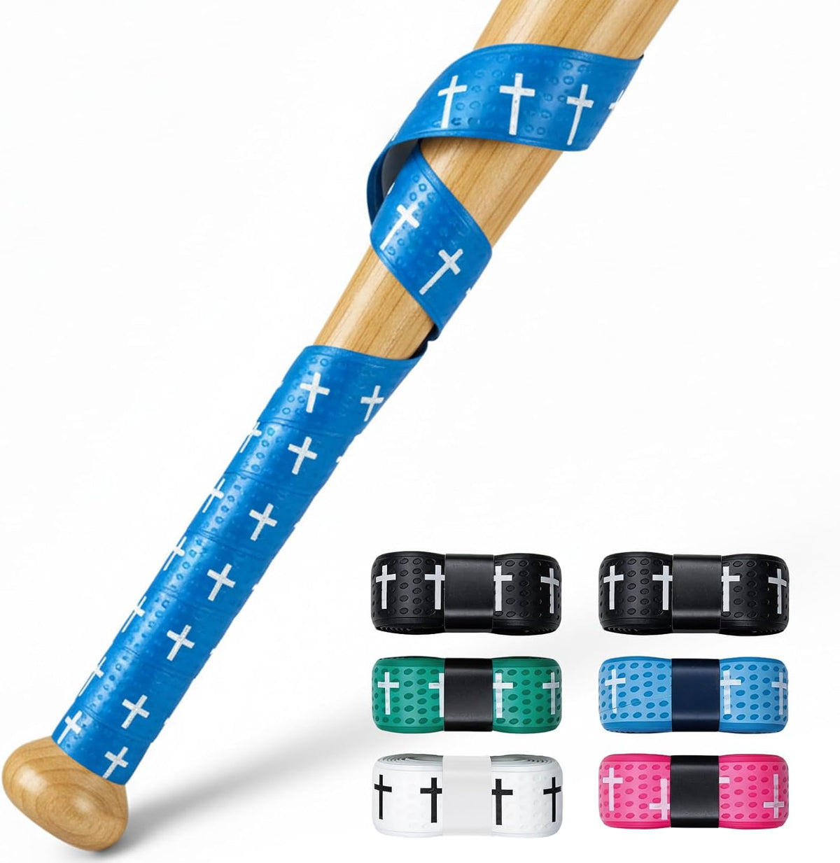 6 Pcs 1.5mm Precut Full Adhesive Baseball Bat Grip Tape