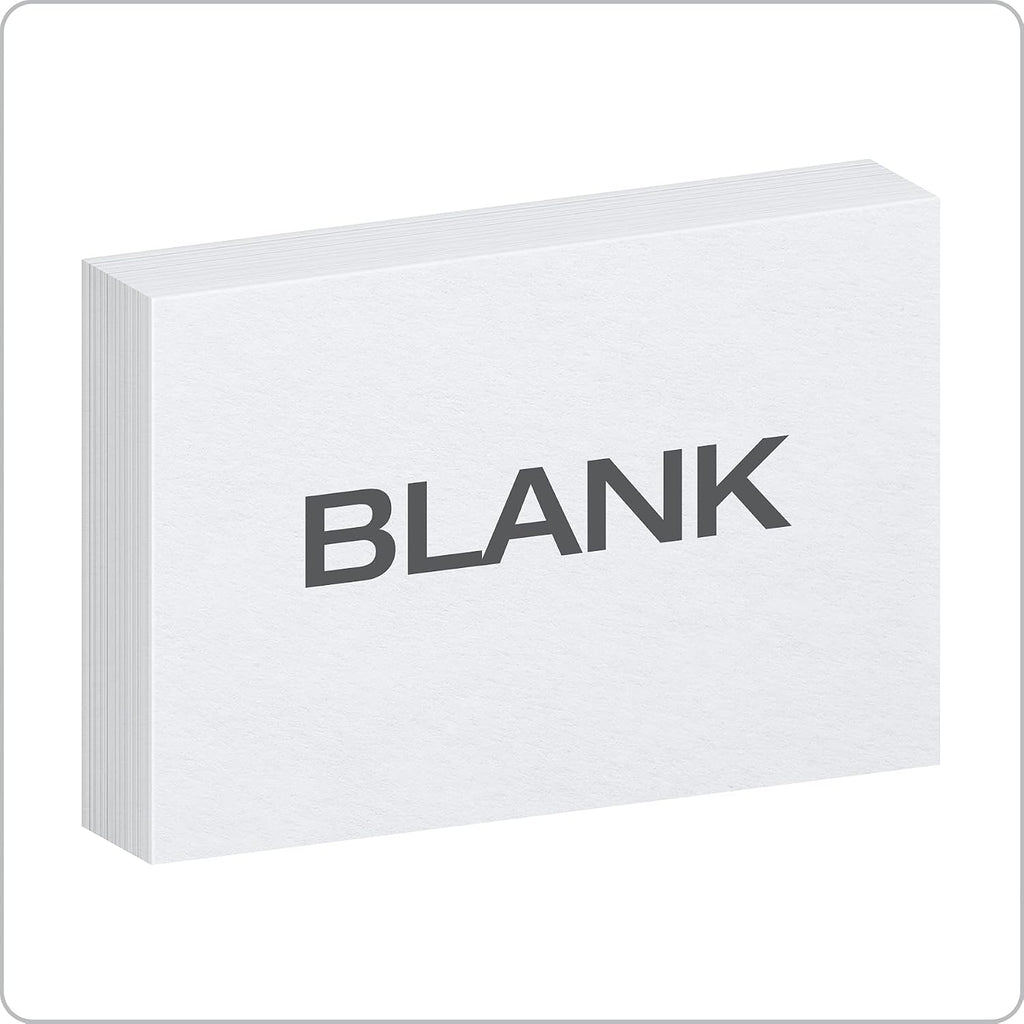 Oxford Index Cards, Index Cards, Blank on Both Sides, White, Cards (40177), 4x6