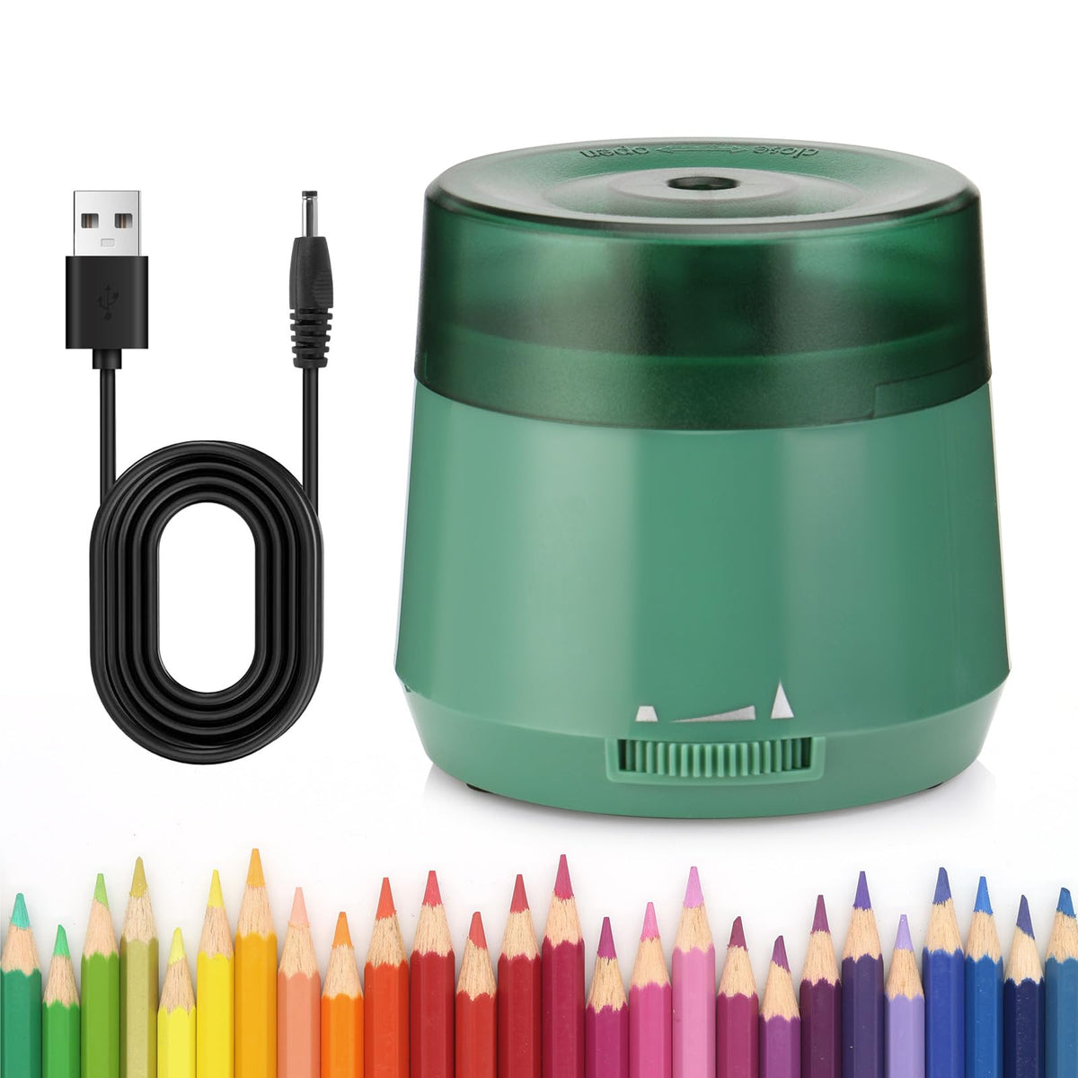 Electric Pencil Sharpener, Dual Power USB Battery Operated