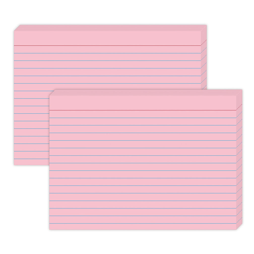 5x7 Index Cards (100 Count), Heavyweight 160gsm Blue Note Cards for Office — College