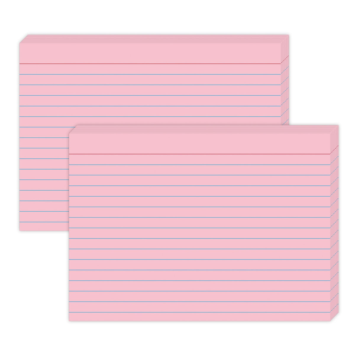 5x7 Index Cards (100 Count), Heavyweight 160gsm Blue Note Cards for Office — College