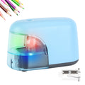 Battery-Operated Electric Pencil Sharpener with LED Light – Compact & Portable Pencil