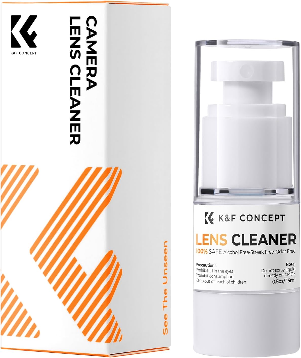 K&F CONCEPT Spray and Lens Cleaner Care Kit, Camera Lens Cleaner